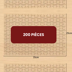 Puzzle en bois personnalisé avec photo - 9 à 500 pièces